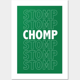 Stomp Stomp Chomp - Dinosaurs Walk Amongst Us Posters and Art